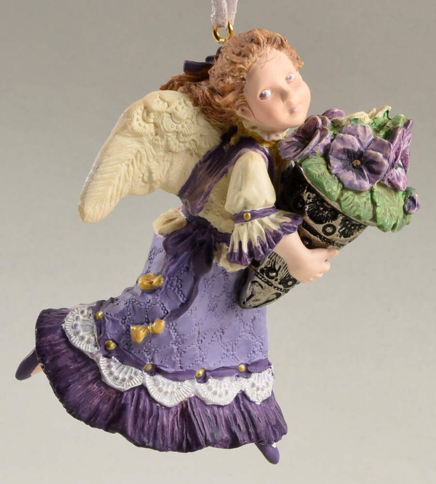 Language of Flowers Pansy Angel-1996 - No Box by Hallmark Gold Crown-1
