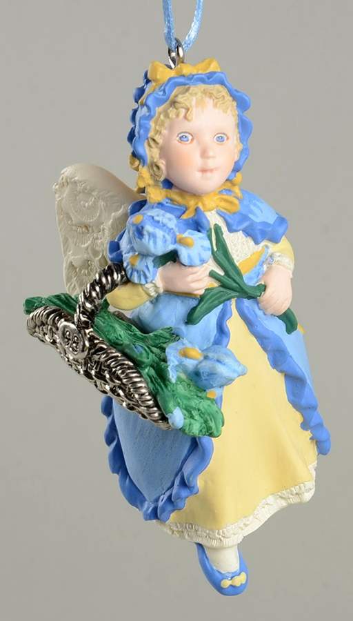 Language of Flowers Iris Angel-1998 - Boxed by Hallmark Gold Crown-1