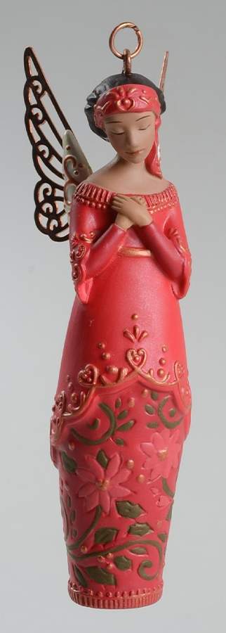 Joyful Tidings Cordelia-Love-Red-Africian American - With Box by Hallmark Gold Crown-1