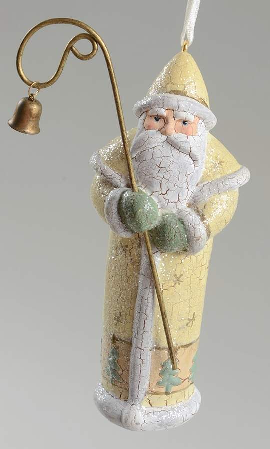 Memories of Christmas Yuletide Santa - Boxed by Hallmark Gold Crown-1