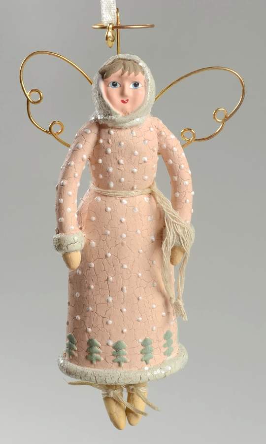Memories of Christmas Winter Angel - With Box by Hallmark Gold Crown-1
