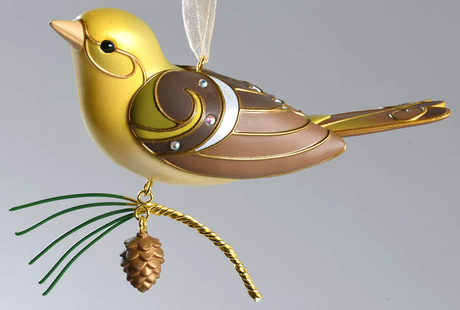 Beauty of Birds Lady Western Tanager Ltd Edition - Boxed by Hallmark Gold Crown-1
