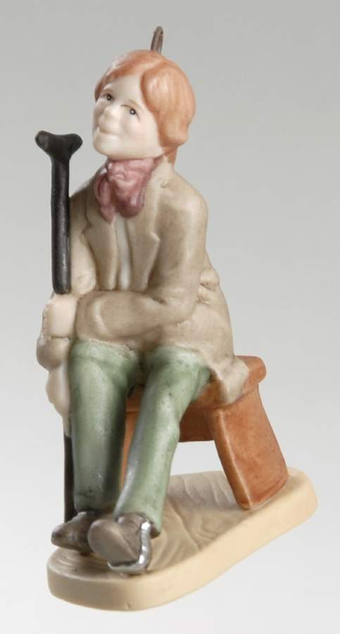 A Christmas Carol Tiny Tim - Boxed by Hallmark Gold Crown-1