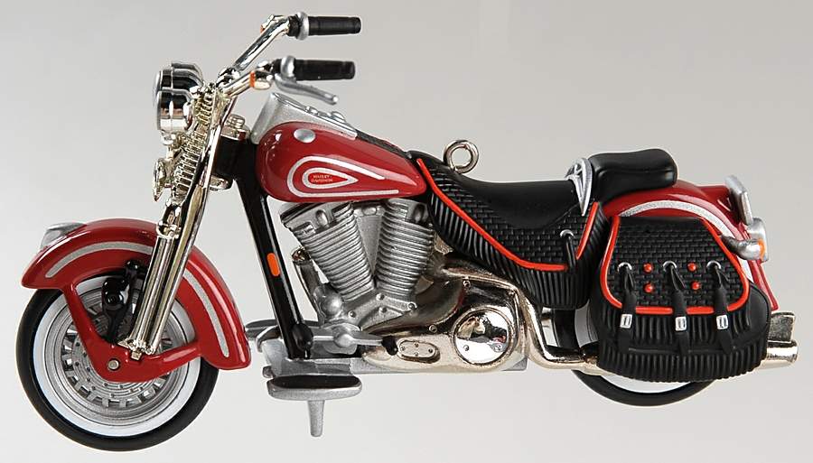 Harley Davidson-Motorcycle Milestones 1999 #1 - Heritage Springer - No Box by Hallmark Gold Crown-1