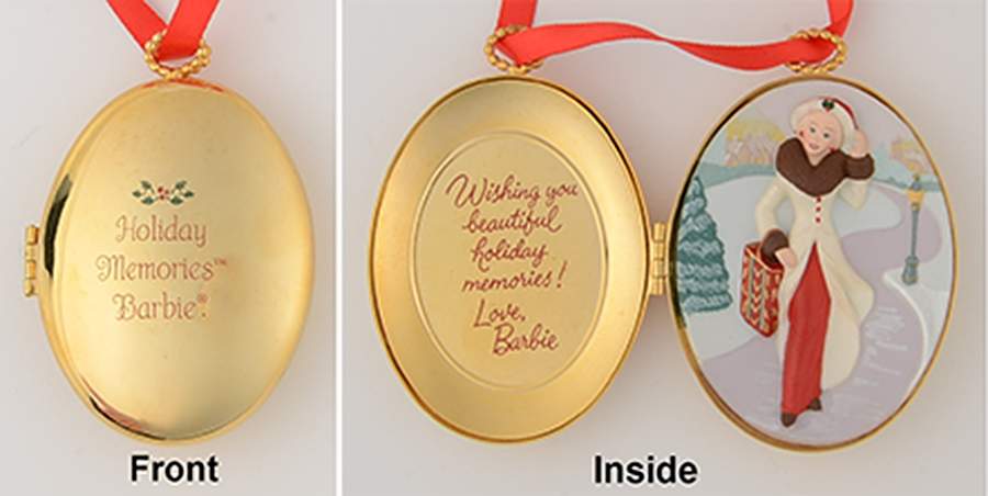 Barbie Victorian Christmas Holiday Memories - Boxed by Hallmark Gold Crown-1