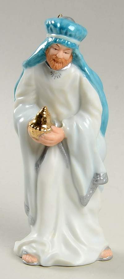 Blessed Nativity Collection Balthazar-The Magi - No Box by Hallmark Gold Crown-1