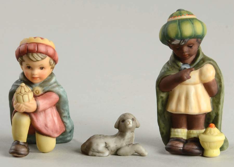 Light of the World-Berta Hummel Two Wise Men & Peaceful Lamb Boxed Set - Boxed by Hawthorne Village-1
