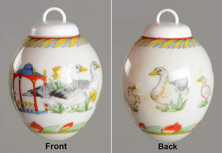 Annual China Spring Egg-Mini 1996 Egg - Boxed by Hutschenreuther-1