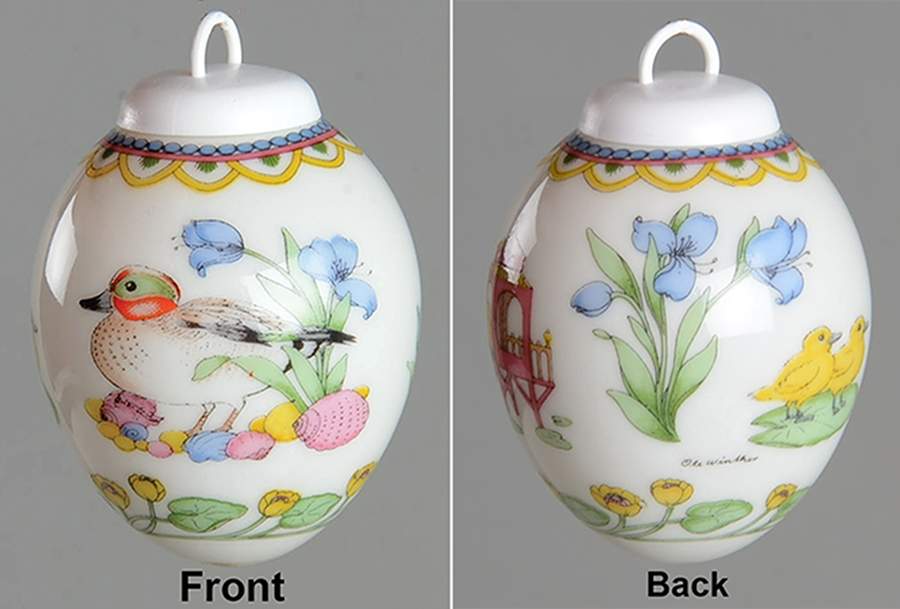 Annual China Spring Egg-Mini 1995 Egg - Boxed by Hutschenreuther-1