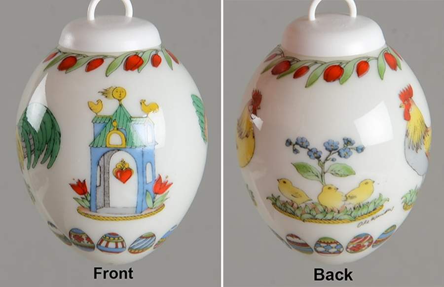 Annual China Spring Egg-Mini 1993 Egg - No Box by Hutschenreuther-1