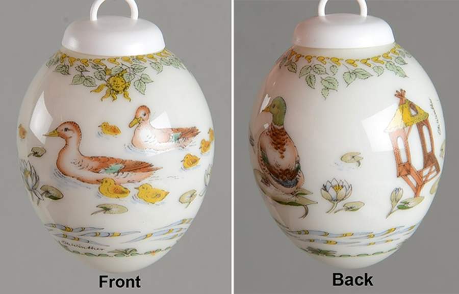 Annual China Spring Egg-Mini 1989 Egg - No Box by Hutschenreuther-1