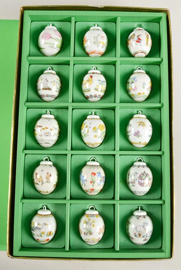 Annual China Spring Egg-Mini Set Of 15 Eggs - Boxed by Hutschenreuther-1