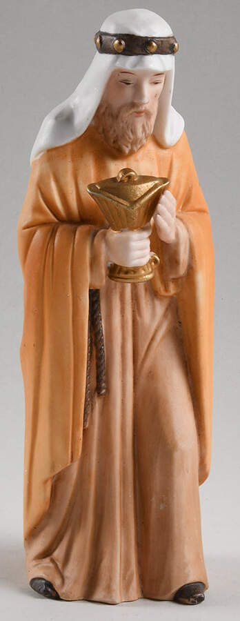 5599 Nativity Figurine Wise Man With Gift - No Box by Homco-1
