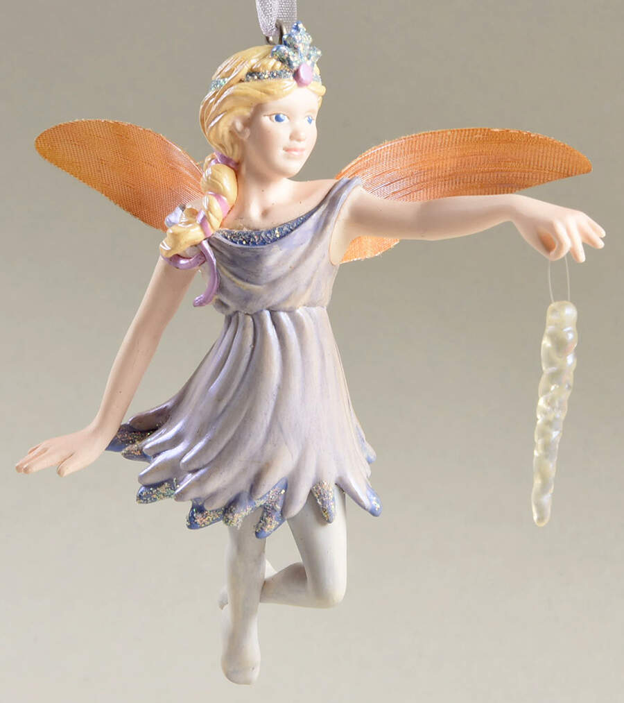 Frostlight Faeries Delandra - Boxed by Hallmark Gold Crown-1