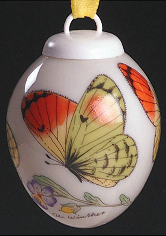 Mini Spring Eggs Gossamer Butterfly - Boxed by Hutschenreuther-1