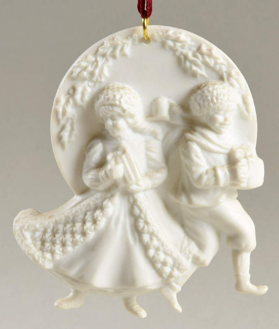 Portraits in Bisque Joy Of Sharing - No Box by Hallmark Gold Crown-1