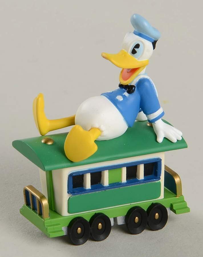 Mickey's Express-Merry Miniatures Donald's Passenger Car - Boxed by Hallmark Gold Crown-1