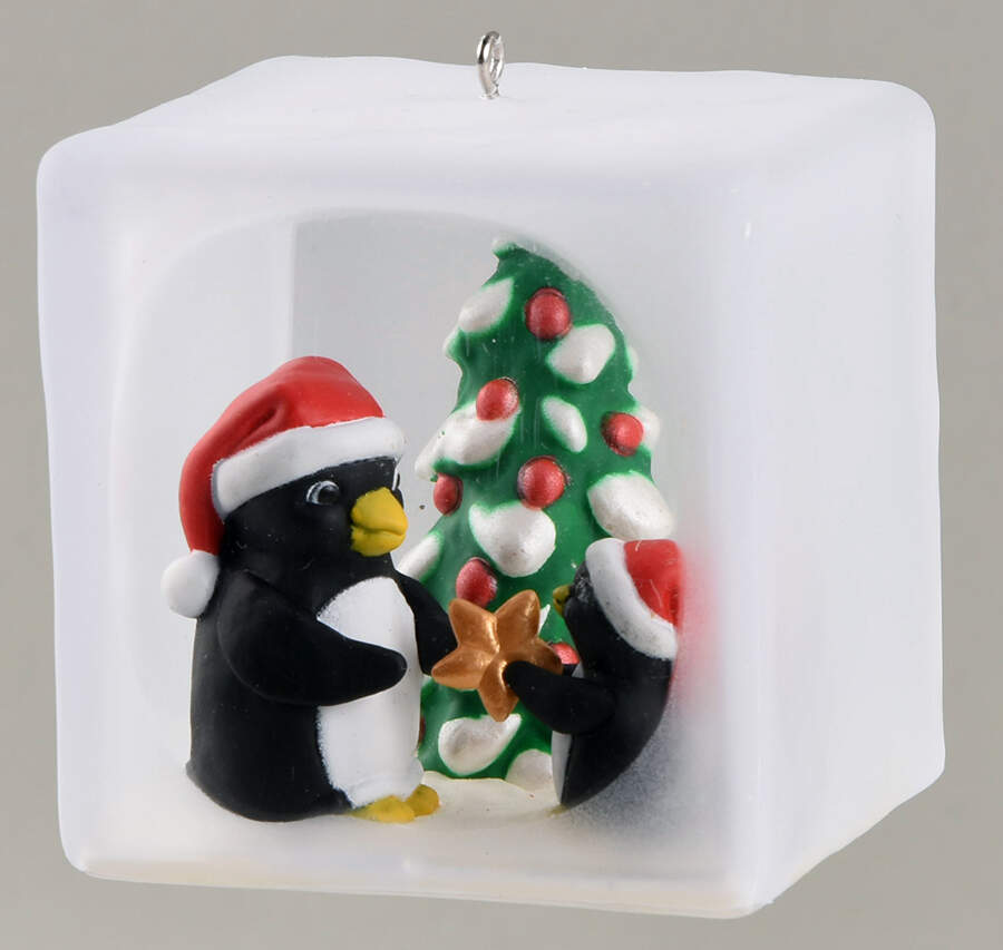 2013 Hallmark Christmas Ornaments Holiday On Ice - With Box by Hallmark Gold Crown-1