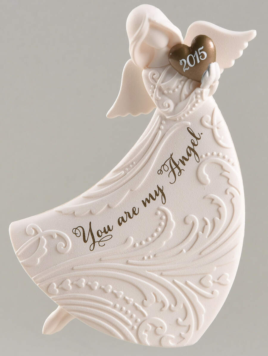 2015 Hallmark Christmas Ornaments My Angel - Boxed by Hallmark Gold Crown-1