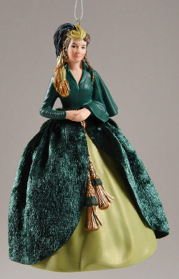 Gone with the Wind Scarlett's Green Gown-2013 - Boxed by Hallmark Gold Crown-1