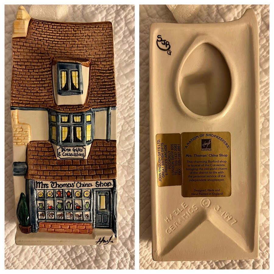 A Nation of Shopkeepers Mrs Thomas China Shop - No Box by Hazle Ceramics-1