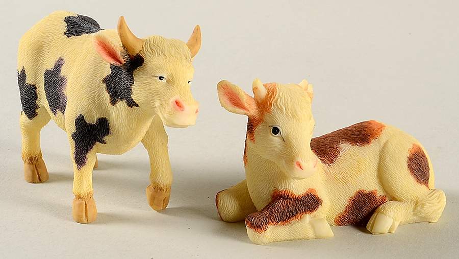 Noah's Endearing Mates Cow Mates - No Box by Hamilton Collection-1
