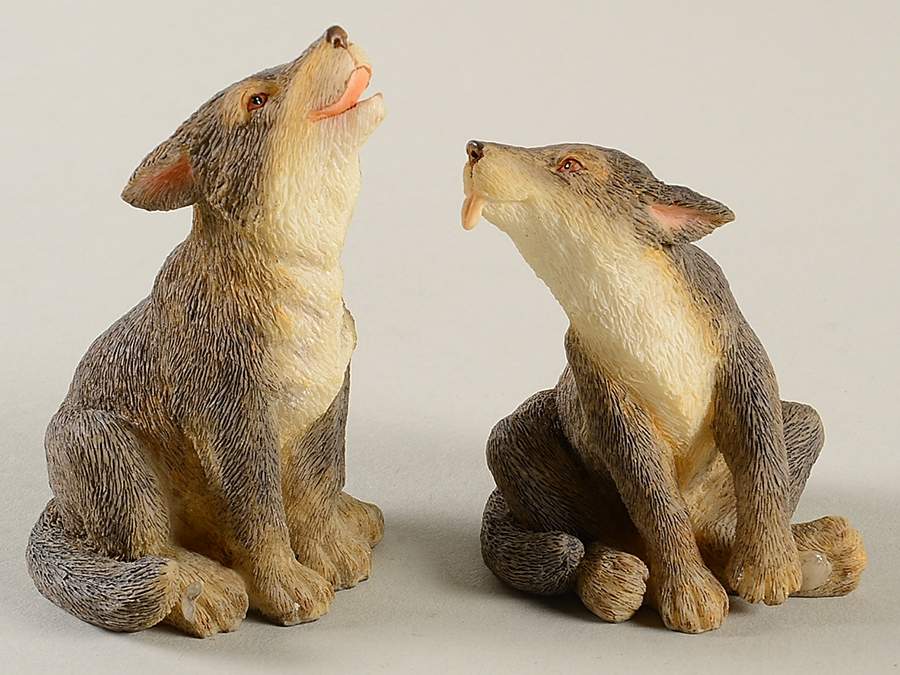Noah's Endearing Mates Wolf Mates - Boxed by Hamilton Collection-1