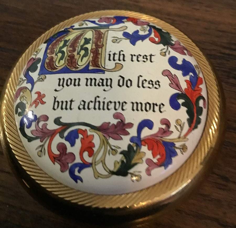 Halcyon Days Paperweights With Rest You May Do More - No Box by Halcyon Days-1