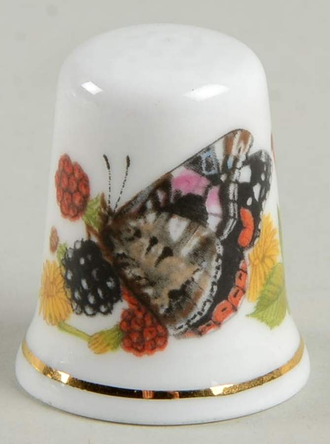 The British Butterflies Thimbles Red Admiral - No Box by Hammersley-1