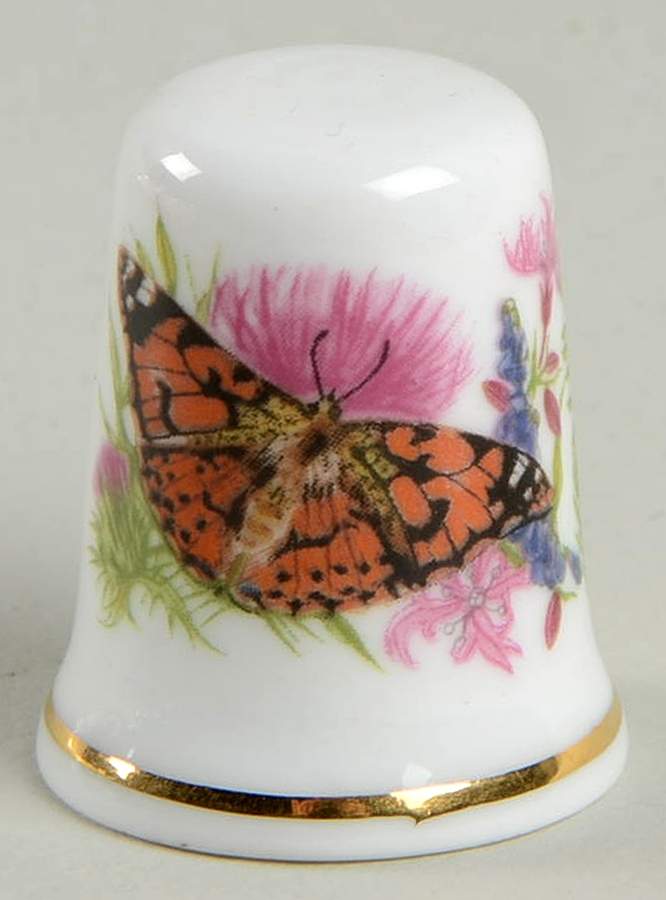 The British Butterflies Thimbles Painted Lady - No Box by Hammersley-1