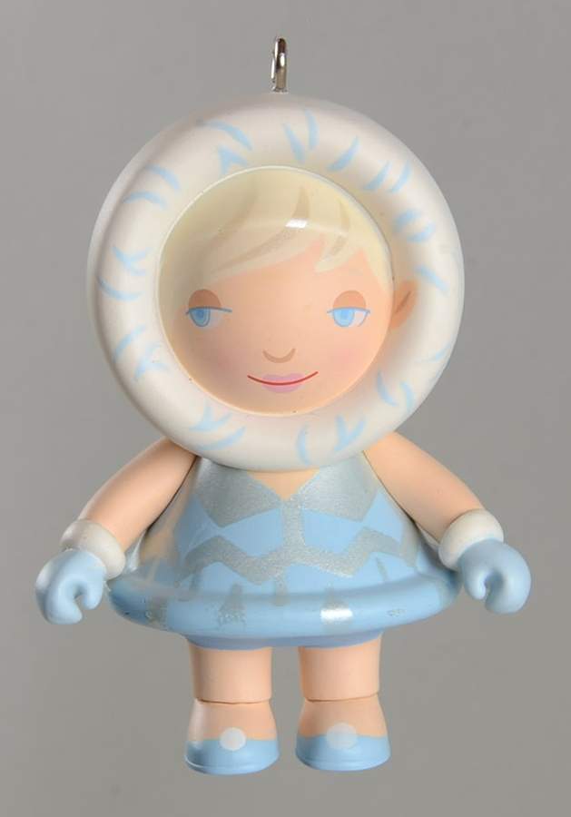 Frosty Friends Mystery Ornaments Winter Fairy - No Box by Hallmark Gold Crown-1
