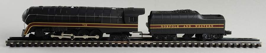 Norfolk & Western Train Series 746 Norfolk & Western Steam Locomotive - No Box by Hallmark Gold Crown-1