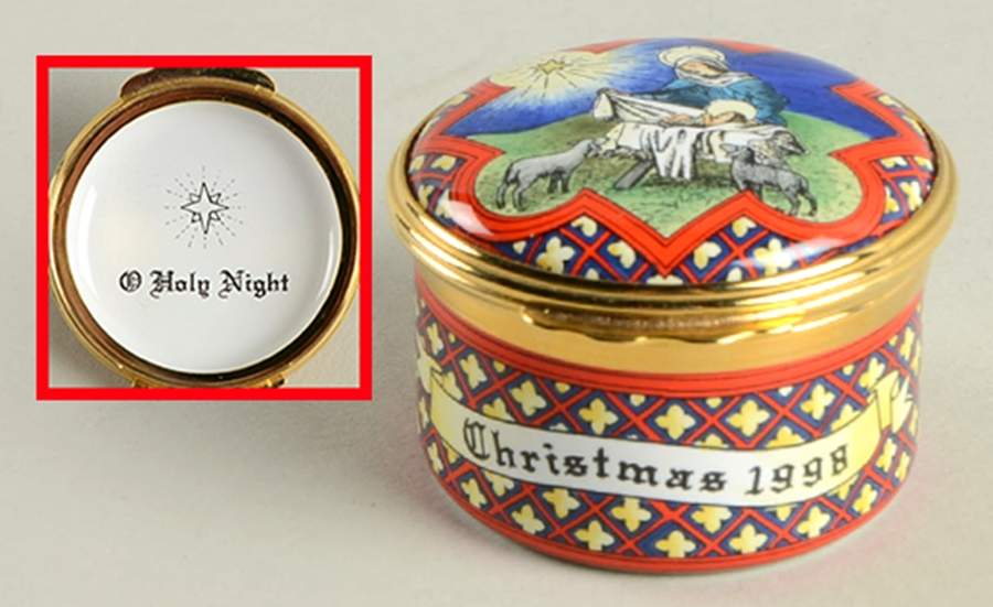 Neiman Marcus Christmas Box 1998-Christmas  - Boxed by Halcyon Days-1
