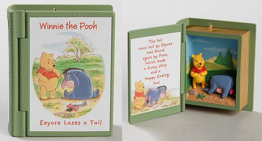 Winnie the Pooh Books Eeyore Loses A Tail-2006 - No Box by Hallmark Gold Crown-1