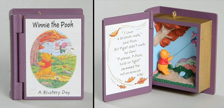 Winnie the Pooh Books Blustery Day-2000 - Boxed by Hallmark Gold Crown-1