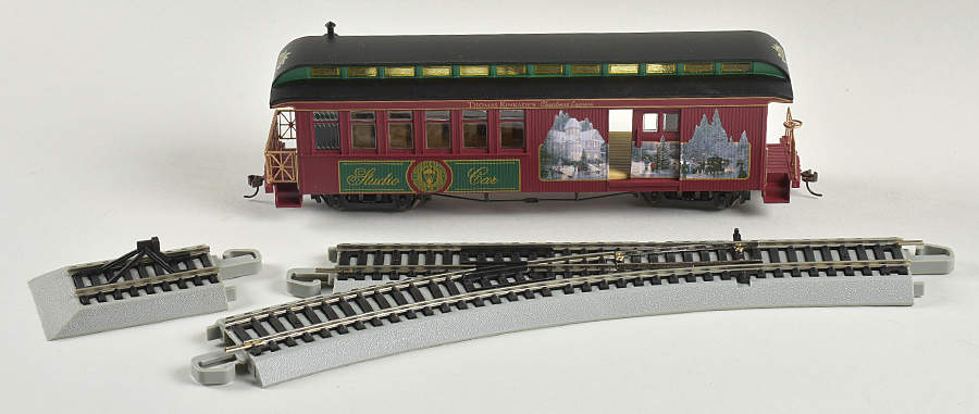 Christmas Express Studio Car With Tracks - No Box by Hawthorne Village-1