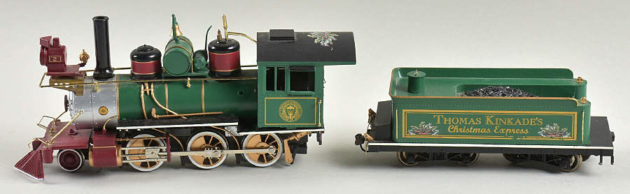 Christmas Express Locomotive & Coal Car - No Box by Hawthorne Village-1
