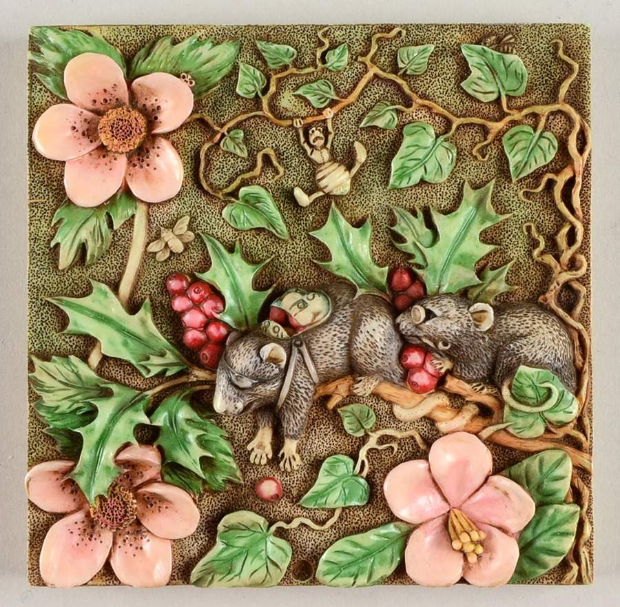 Byron's Secret Garden-Picturesque Two Blind Mice  - No Box by Harmony Kingdom-1