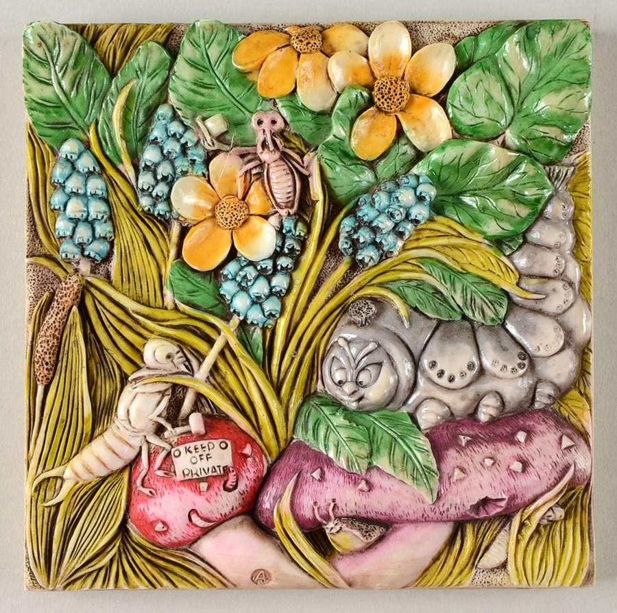 Byron's Secret Garden-Picturesque Cata's Pillow - Boxed by Harmony Kingdom-1