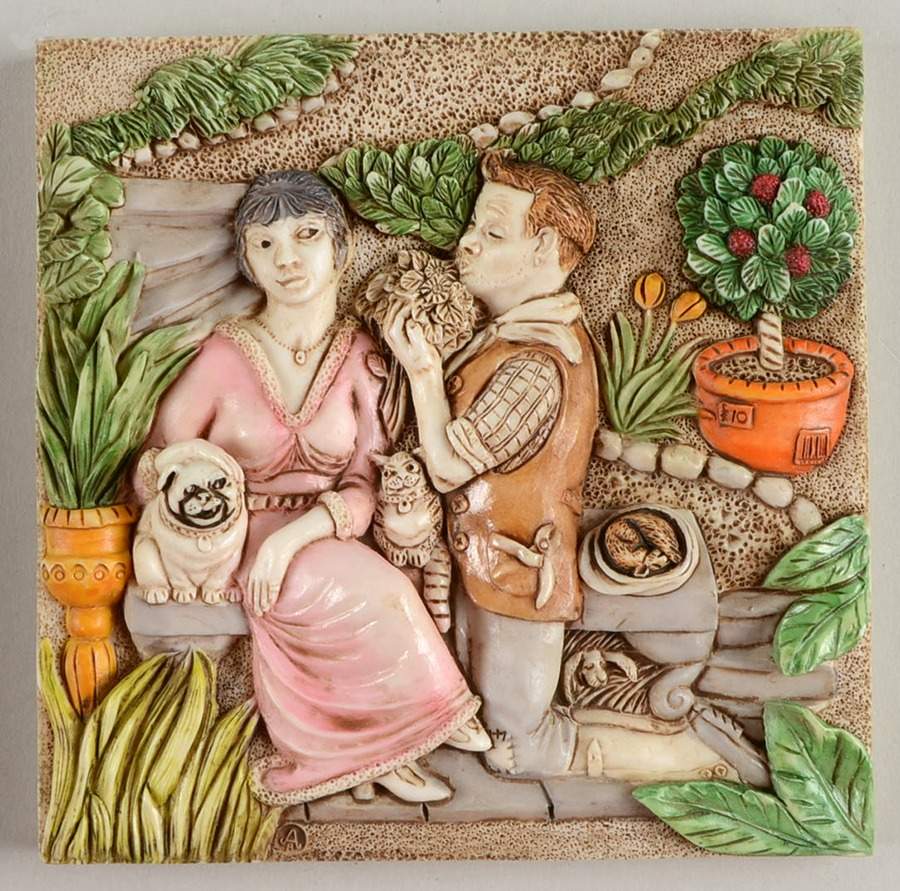 Byron's Secret Garden-Picturesque Love's Labours - No Box by Harmony Kingdom-1