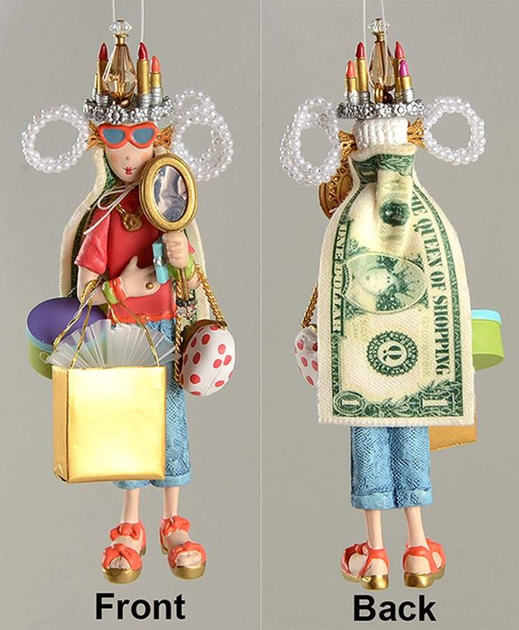 Queen Of Queen Of Shopping - No Box by Hallmark Gold Crown-1