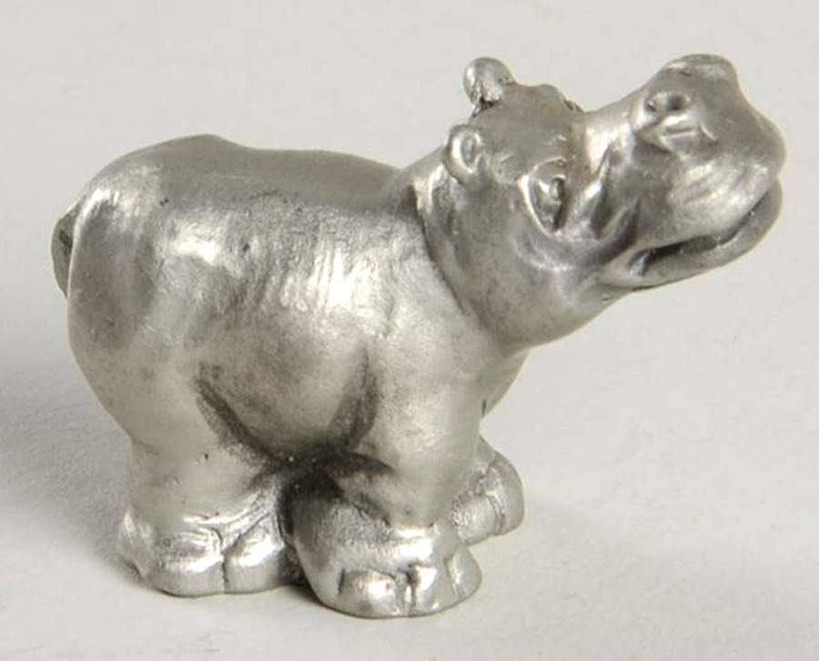 Noah's Ark Female Hippo - No Box by Hudson Pewter-1