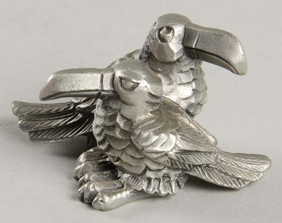 Noah's Ark Toucan Pair - No Box by Hudson Pewter-1