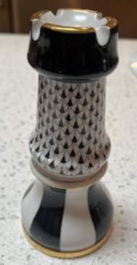 Herend Chess Set Rook-Black - No Box by Herend-1