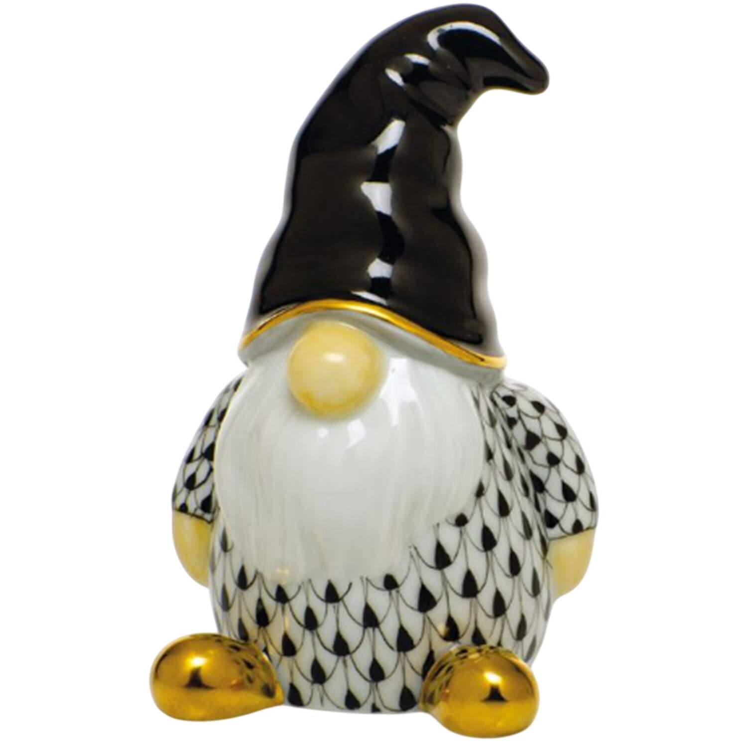 Myths and Legends Gnome-Black - No Box by Herend-1