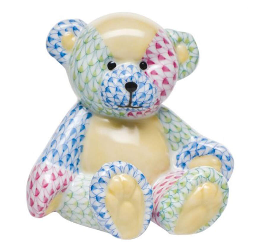 Childrens's Gifts & Toys Small Teddy Bear-Multicolor - No Box by Herend-1