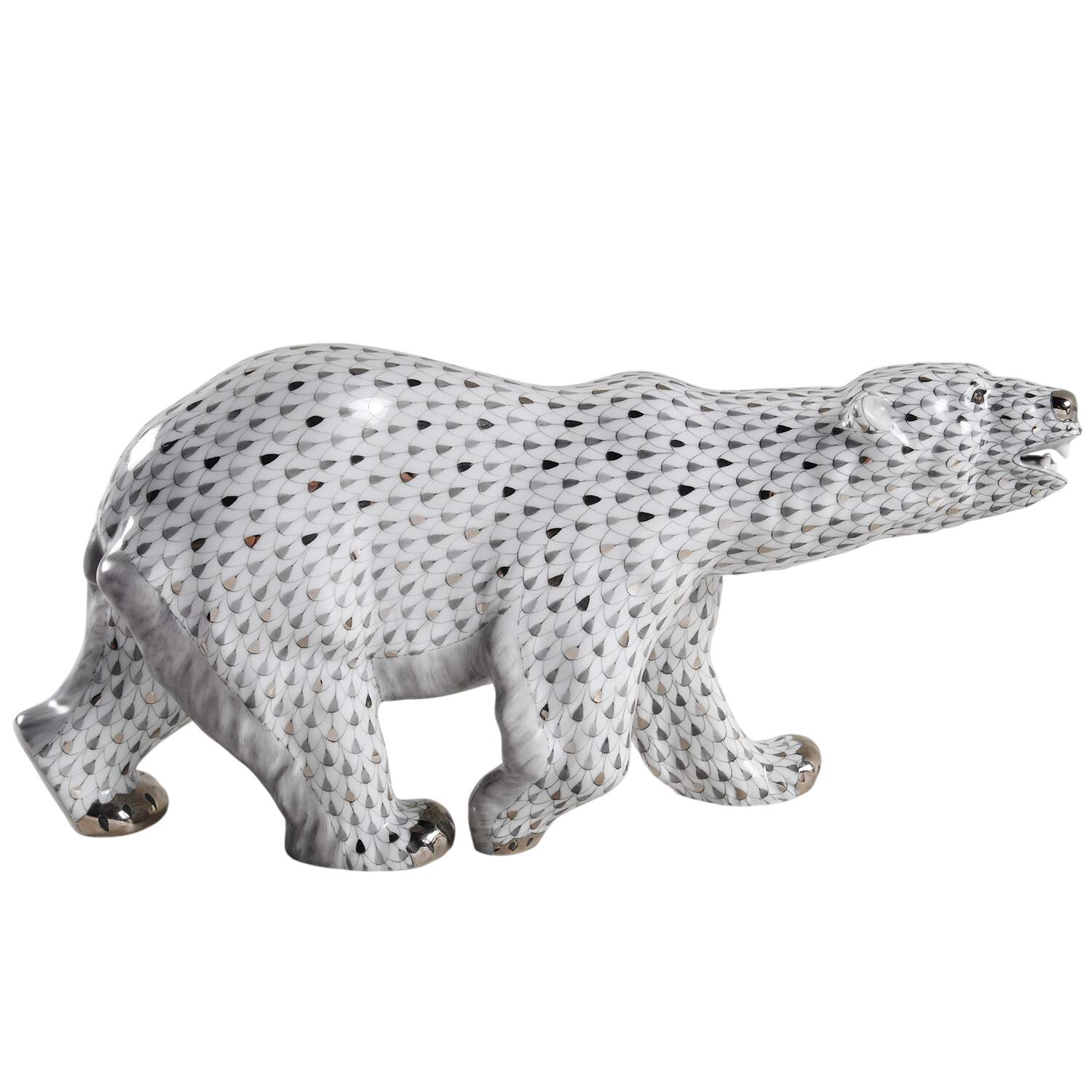 Bears Polar Bear-Platinum - Boxed by Herend-1