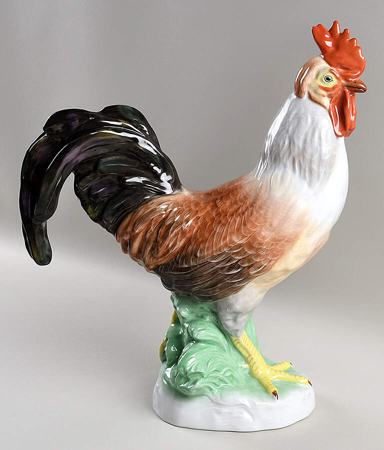 Roosters Rooster - Natural - No Box by Herend-1