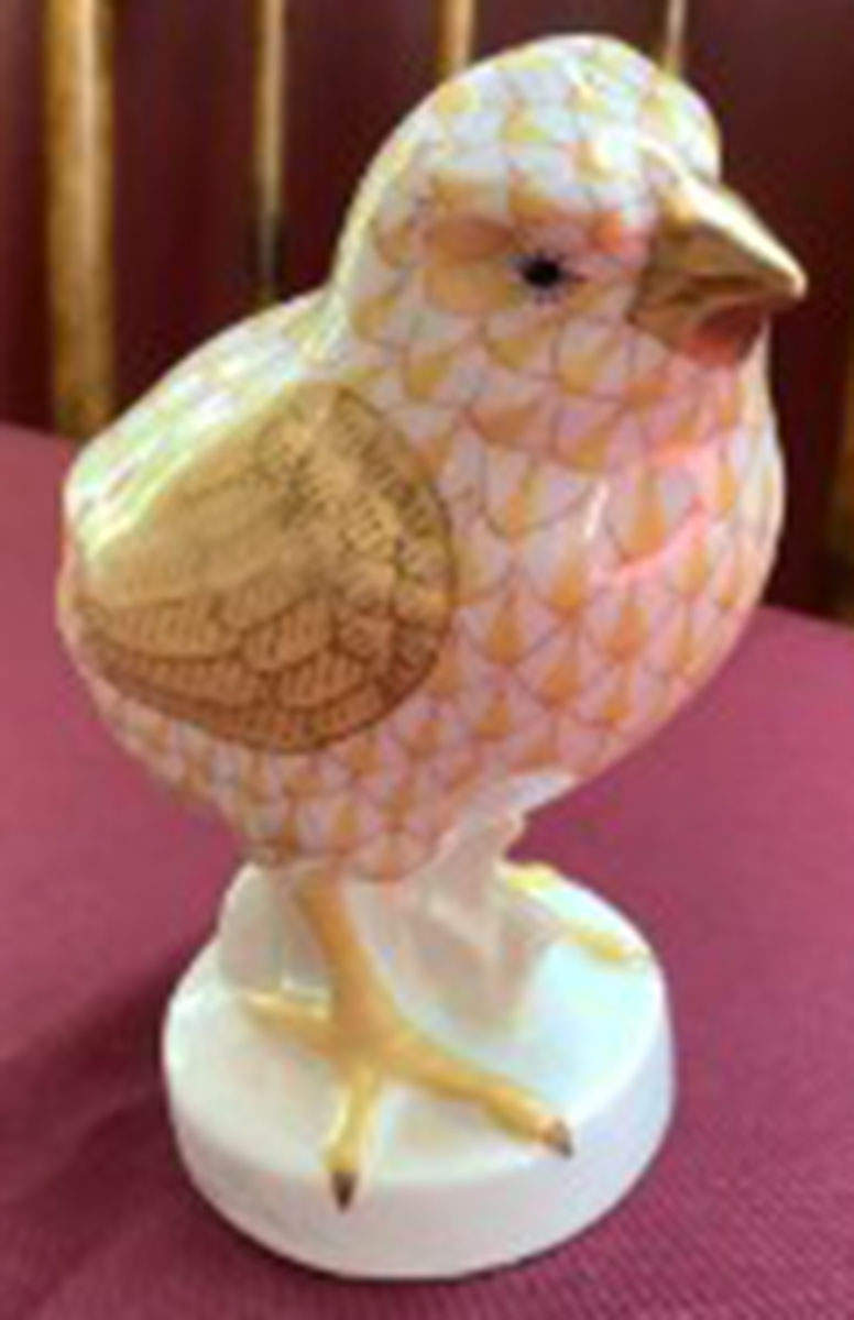 Hen & Chicks Chick-Butterscotch - No Box by Herend-1