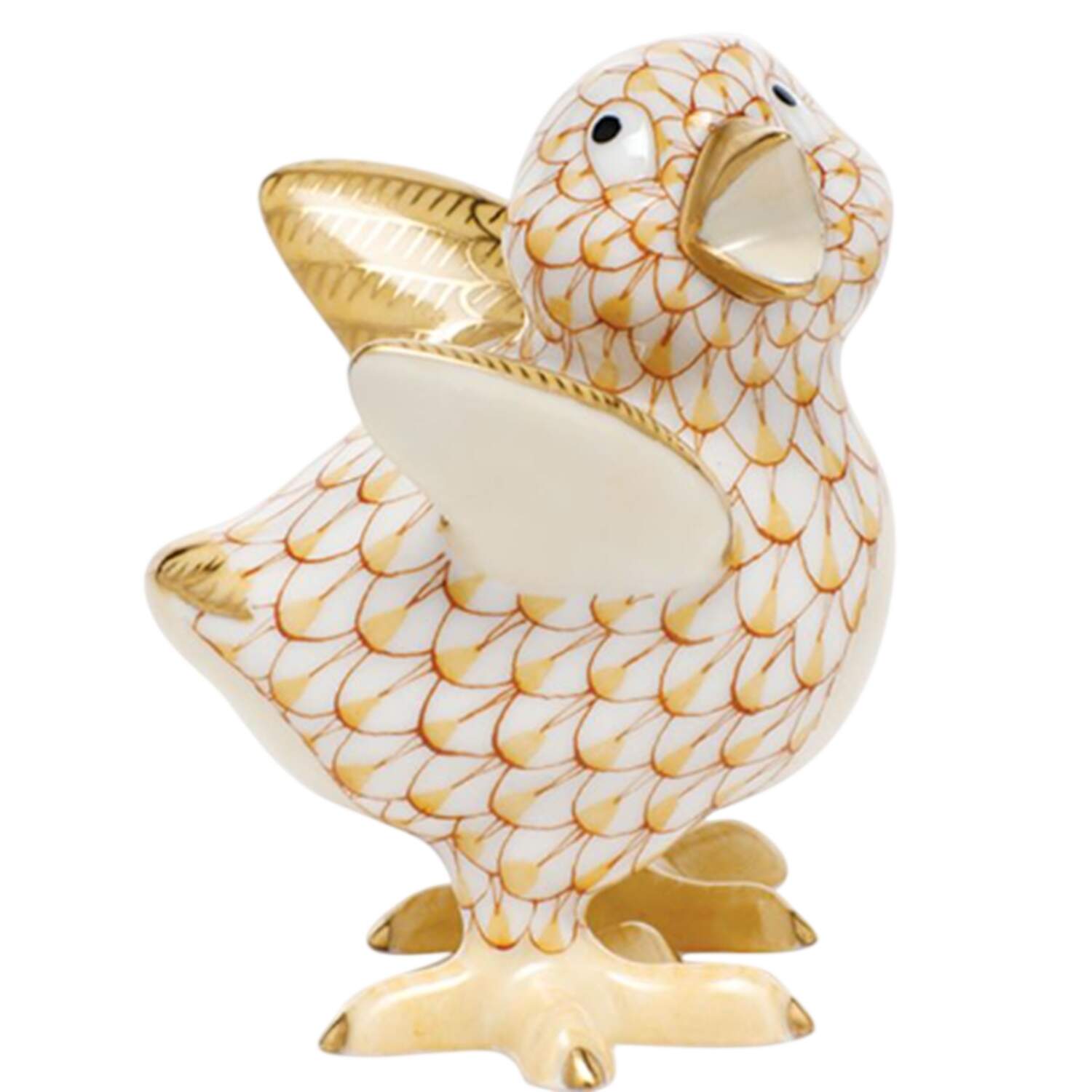 Nursery Rhymes-Fairy Tales Chicken Little-Butterscotch - No Box by Herend-1